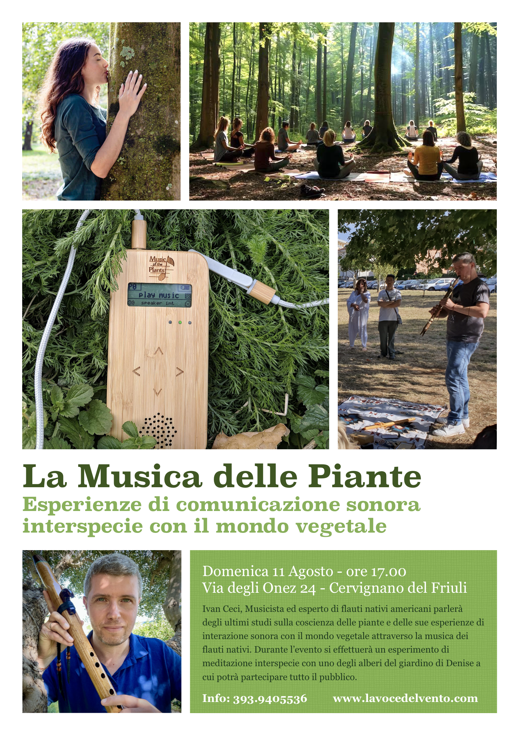 La Musica delle Piante. Esperienze di comunicazione interspecie con il mondo vegetale